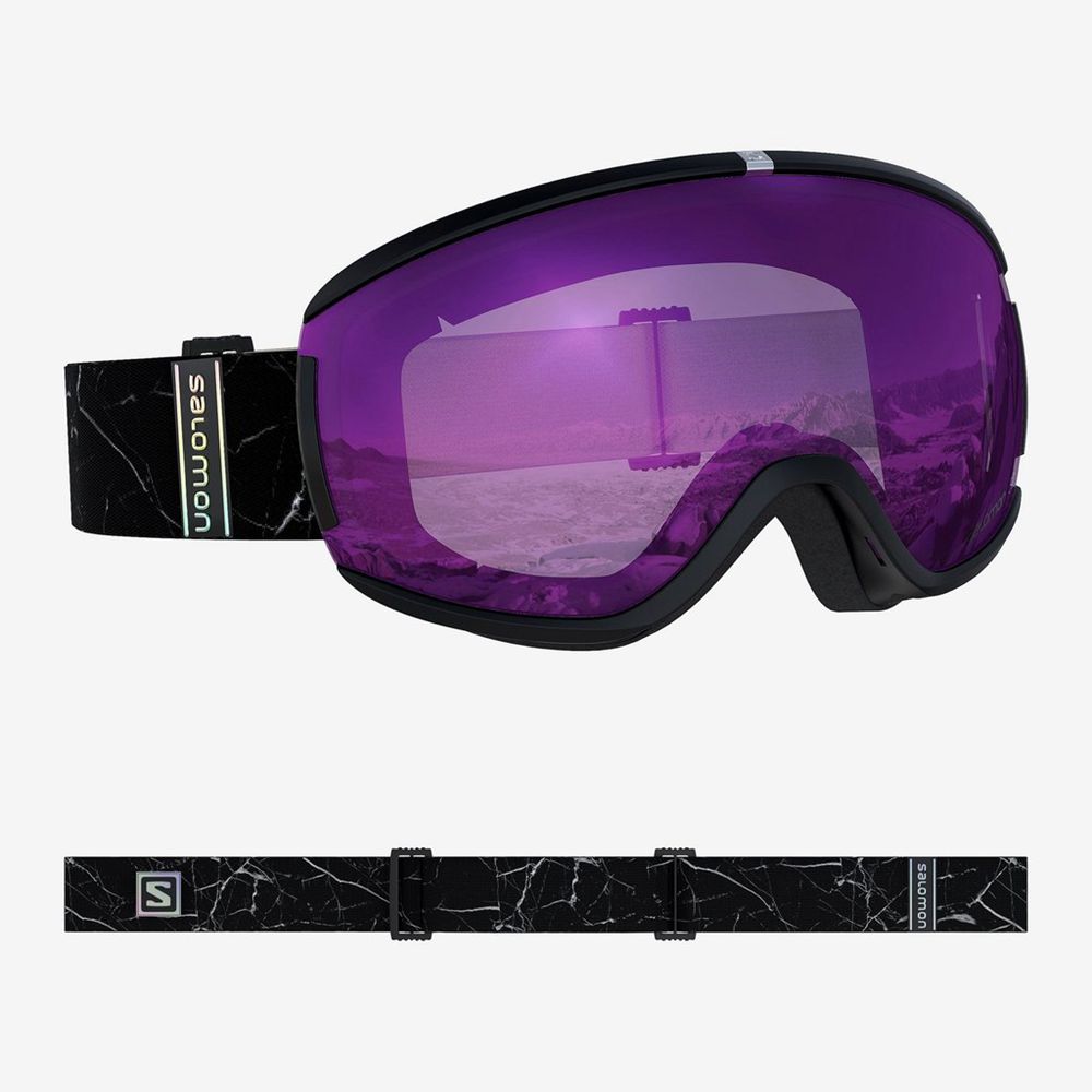 Gafas De Seguridad Salomon Mujer Negras - Salomon Argentina IVY MARBLE,164038-YPU